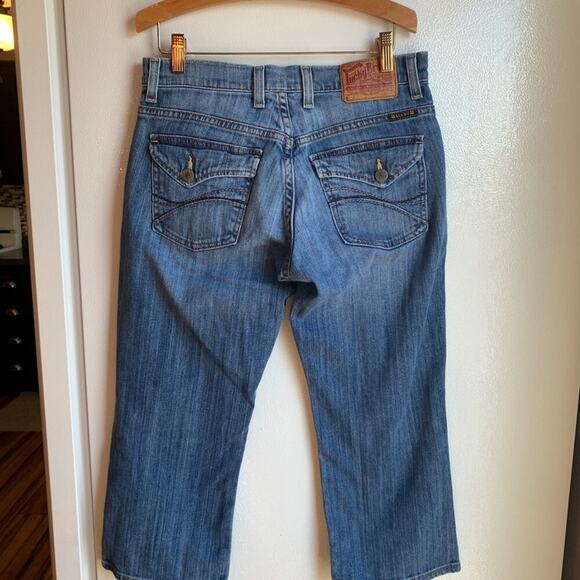 LUCKY BRAND Women’s Breeze Classic Crop Medium Wash Jeans / Size: 4 - Picture 8 of 10